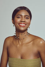 CHOKER LAINE | VERDE BOTELLA