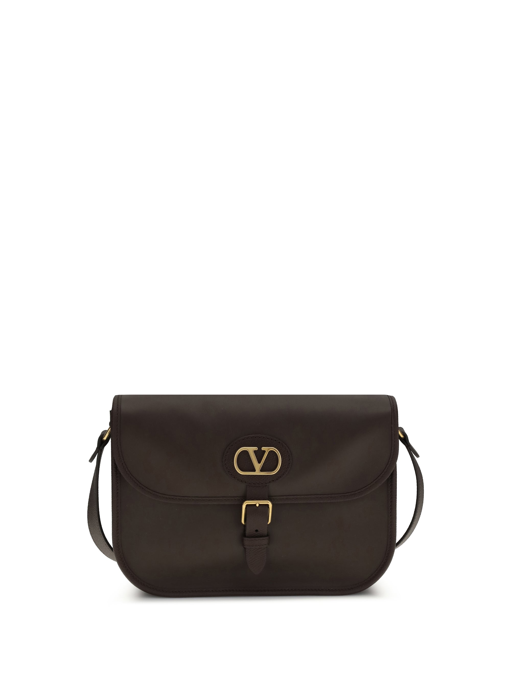 Valentino Garavani Antibes Shoulder Bag — Brown