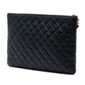 Large Quilted Lambskin Casino Charms O Case Clutch