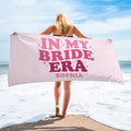Personalizada en mi novia Era de secado rápido de gran tamaño de microfibra toalla de playa de verano esencial de compromiso de la boda de la ducha del partido de regalo para las mujeres