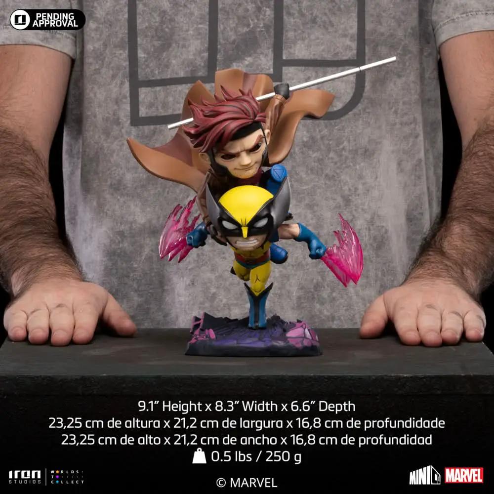 Statue Gambit and Wolverine - X-Men '97 - Minico - Iron Studios