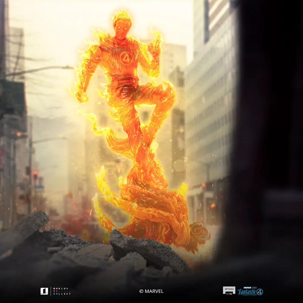 Statue Human Torch - The Fantastic Four: First Steps - Art Scale 1/10 - Iron Studios