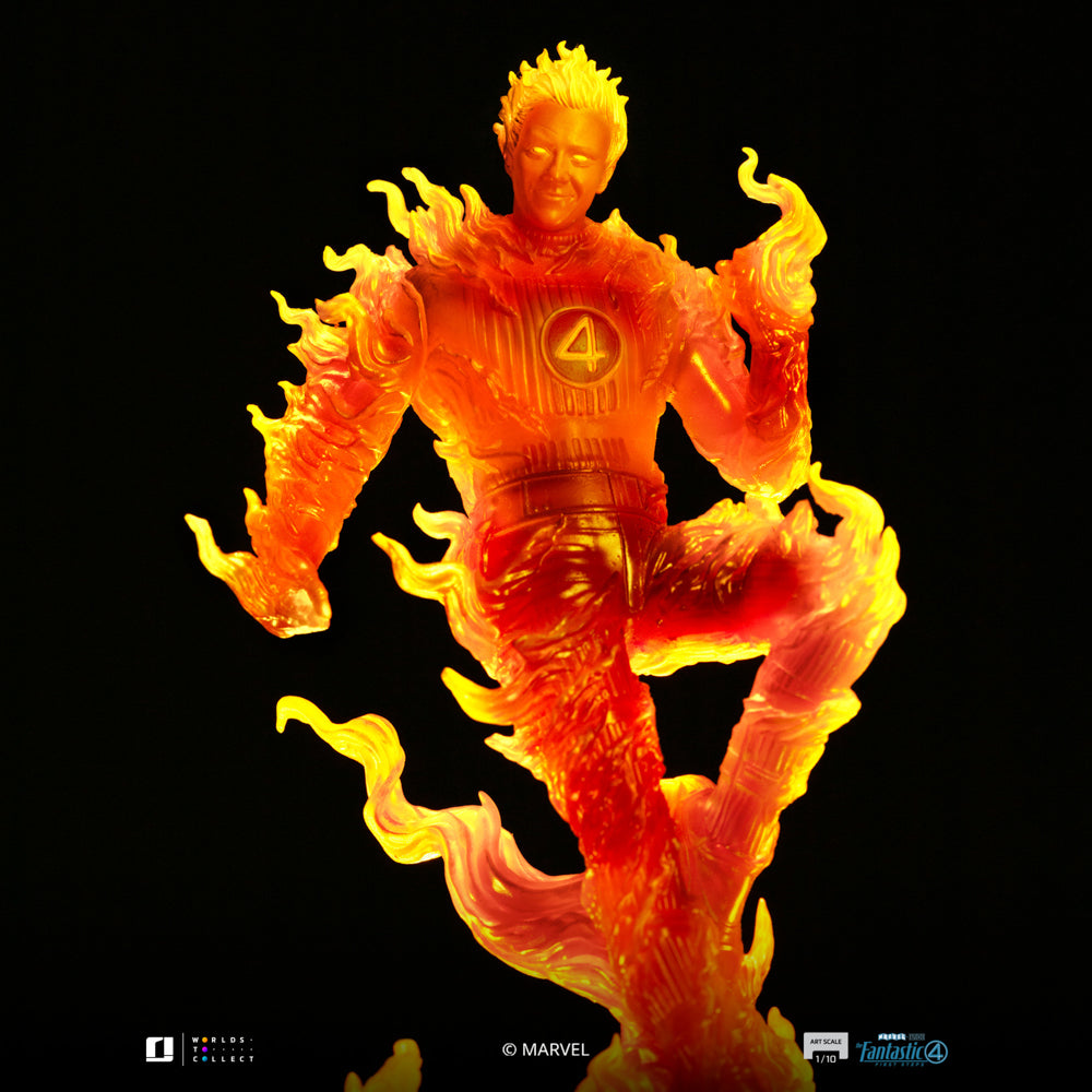 Statue Human Torch - The Fantastic Four: First Steps - Art Scale 1/10 - Iron Studios