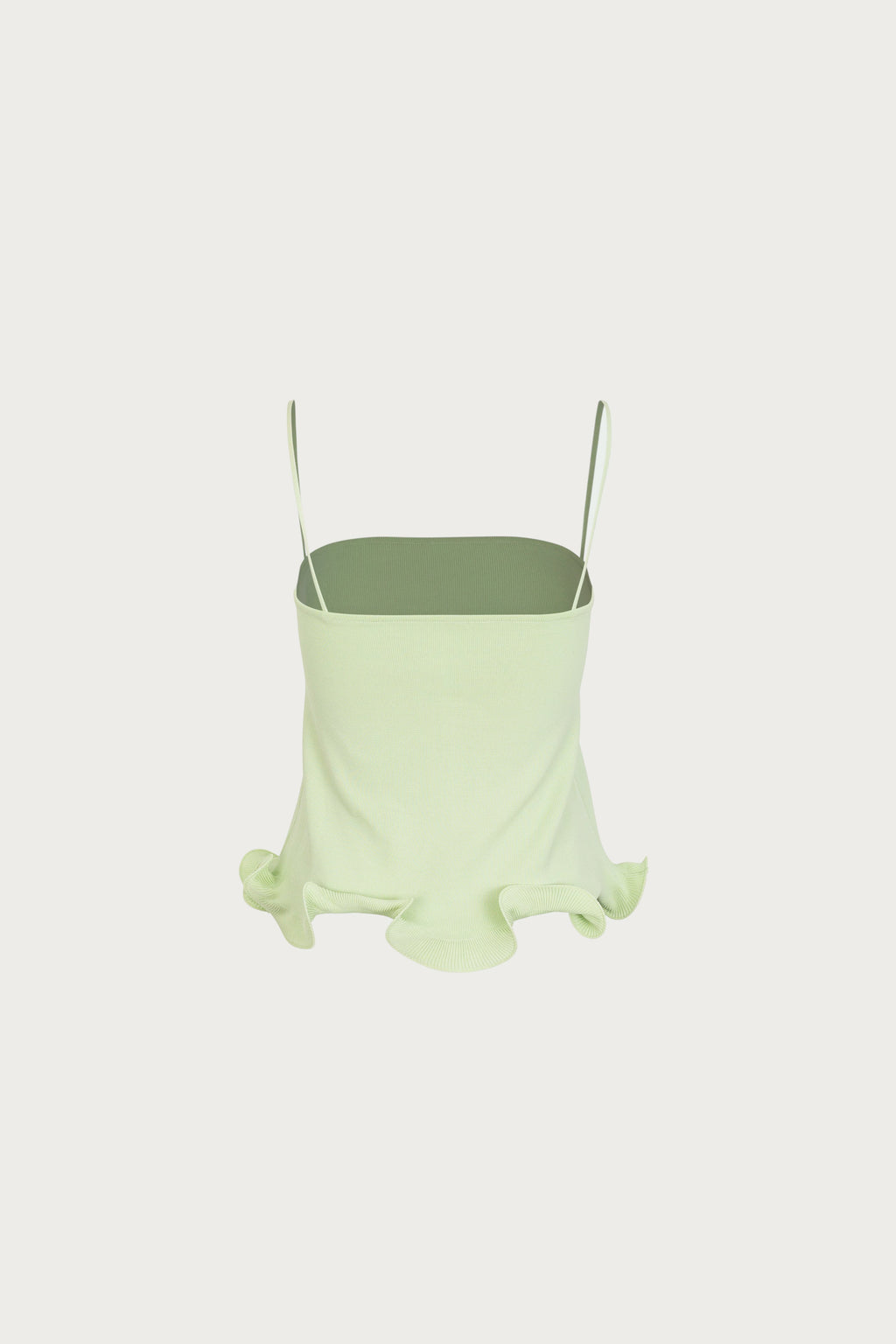 Ruffle Hem Tank Top (Mint)