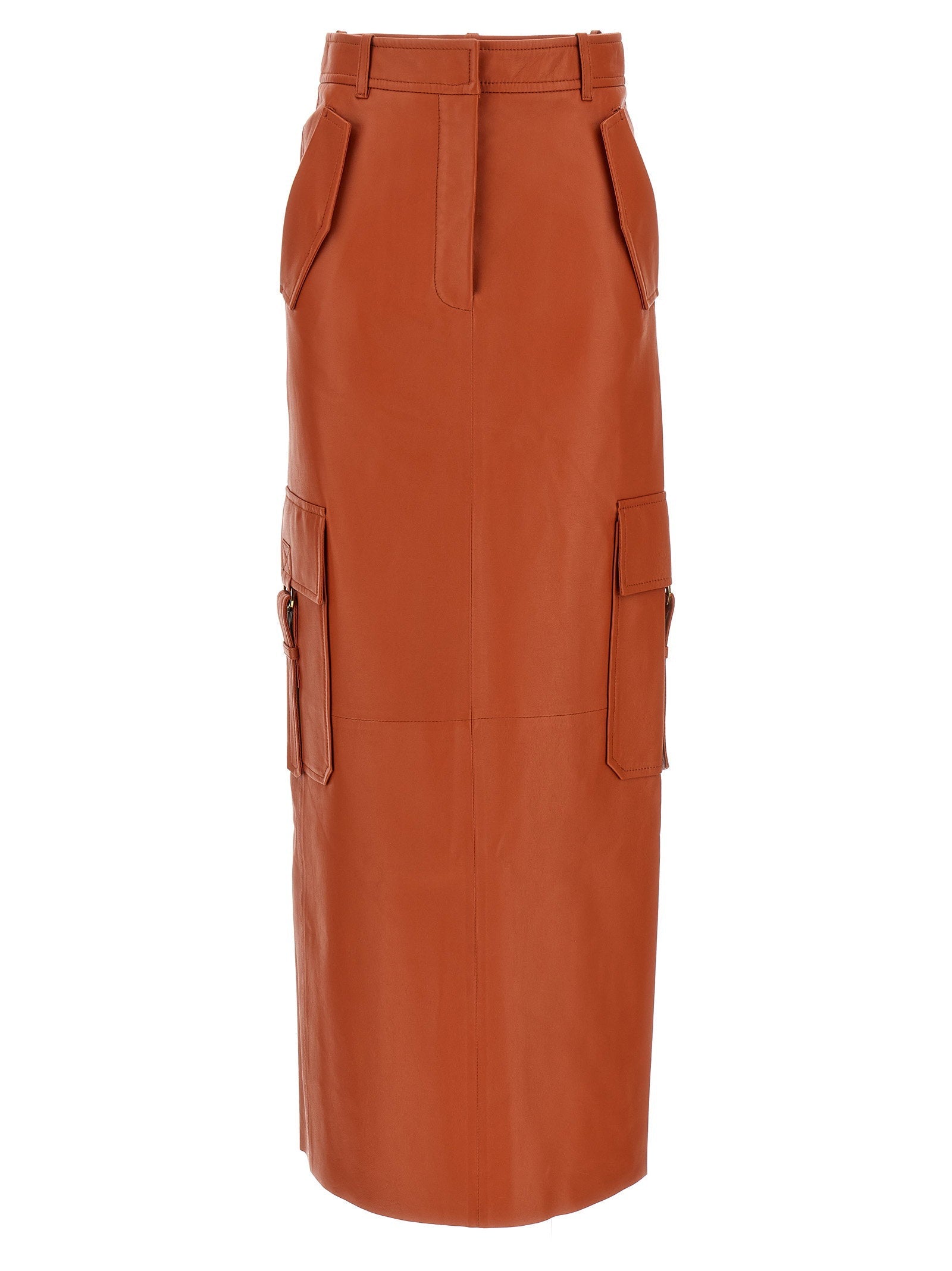 Zimmermann Illustration Skirt — Orange