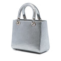 Medium Metallic Patent Microcannage Lady Dior