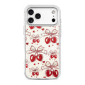 Vintage Cherry Bow Snap-On Cover