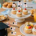 Gorro de Graduación Personalizado Foto Impermeable Confeti Pegatinas con Texto Fiesta de Graduación Decoración Regalos para Graduados