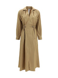 Max Mara Pedaggi Dress — Beige