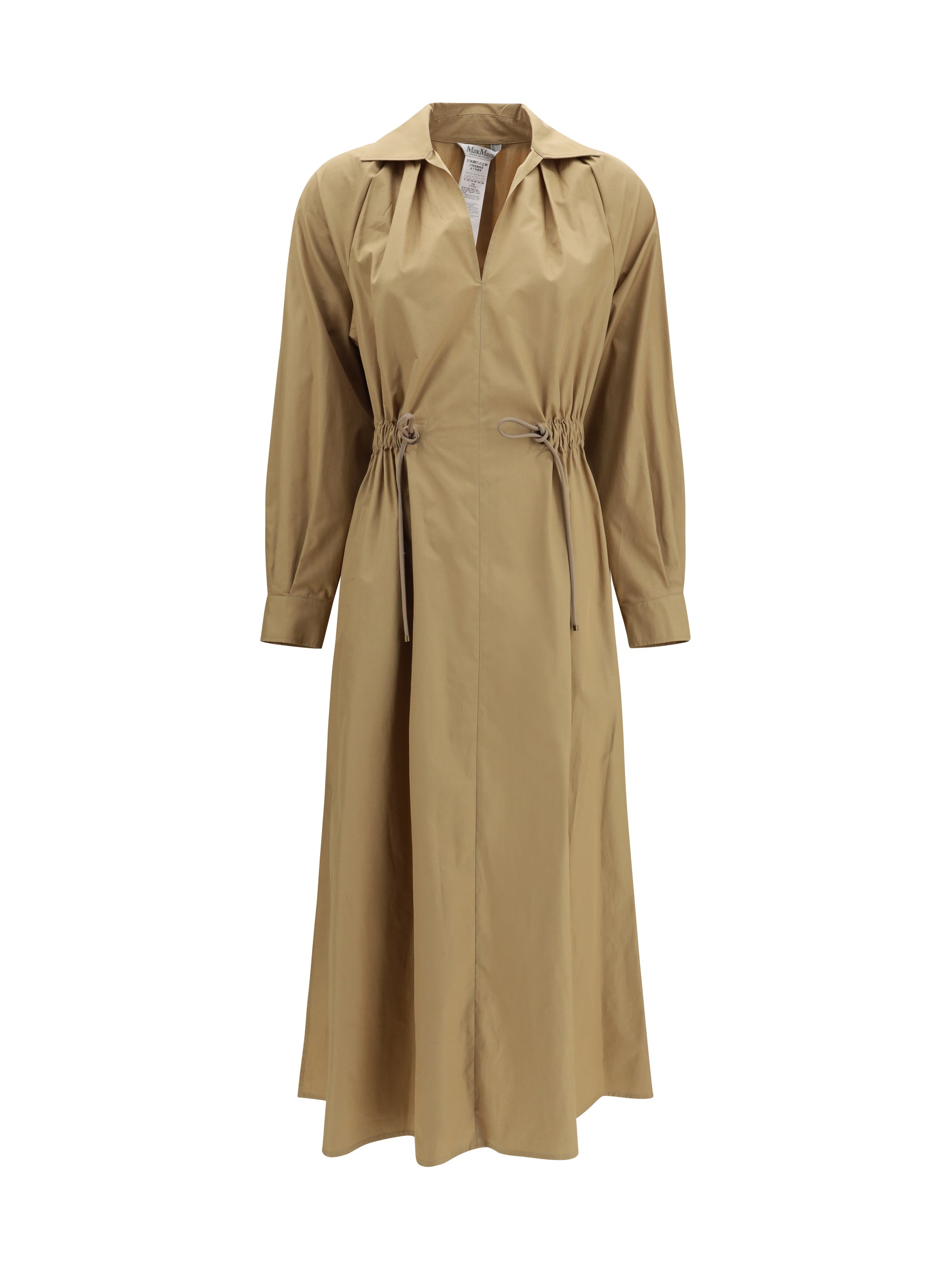 Max Mara Pedaggi Dress — Beige