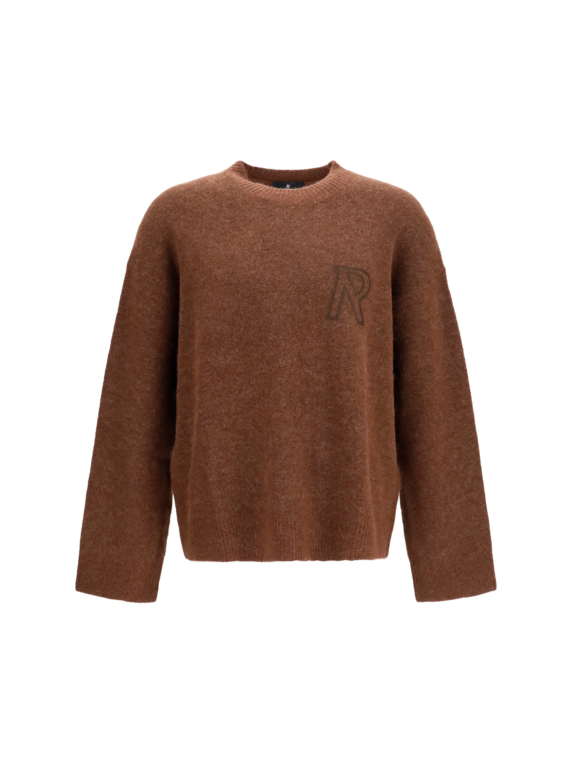 Represent Alpaca-Blend Knit Sweater — Brown