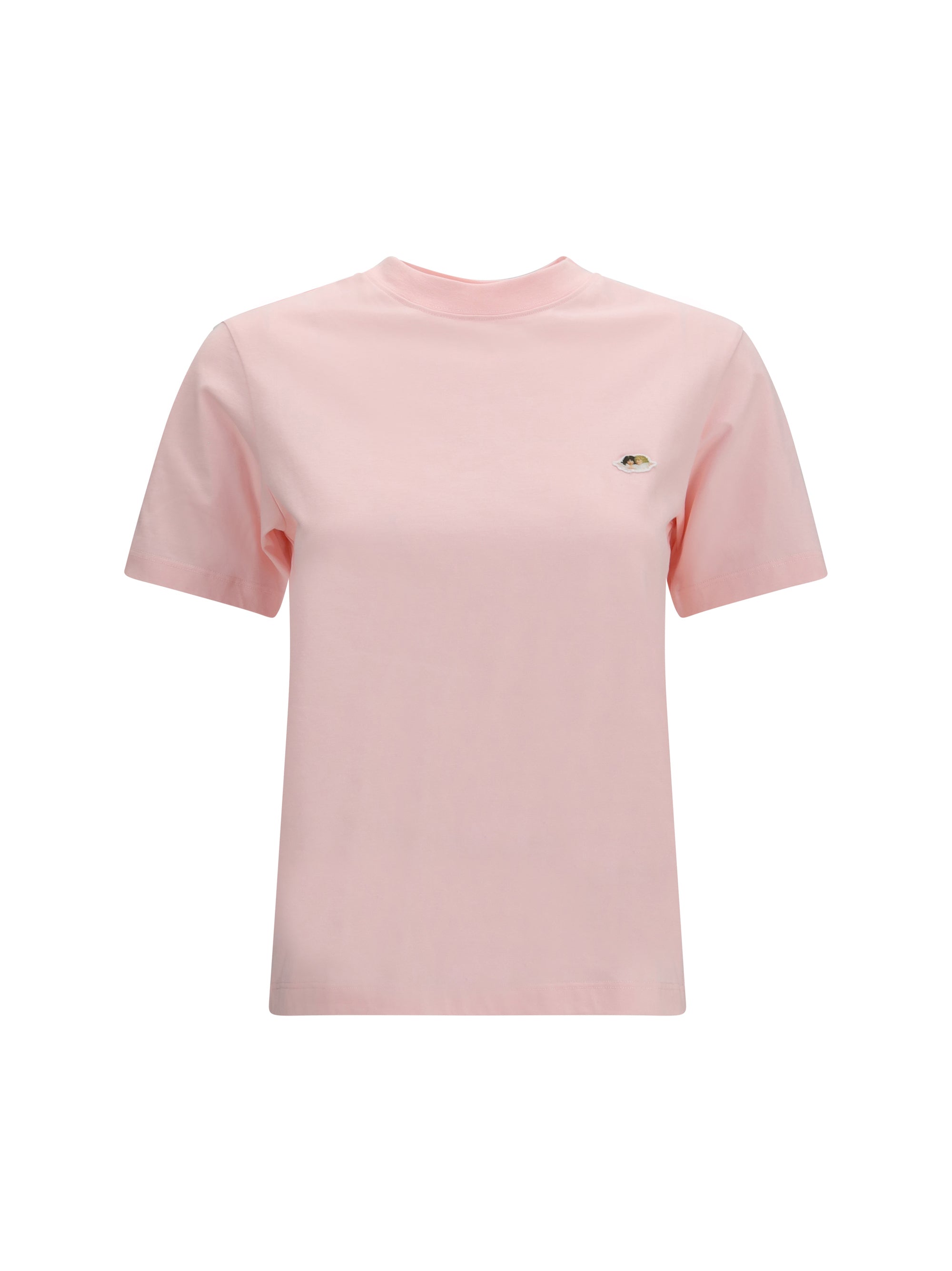 Fiorucci Embroidered Angeli Patch T-Shirt — Pink