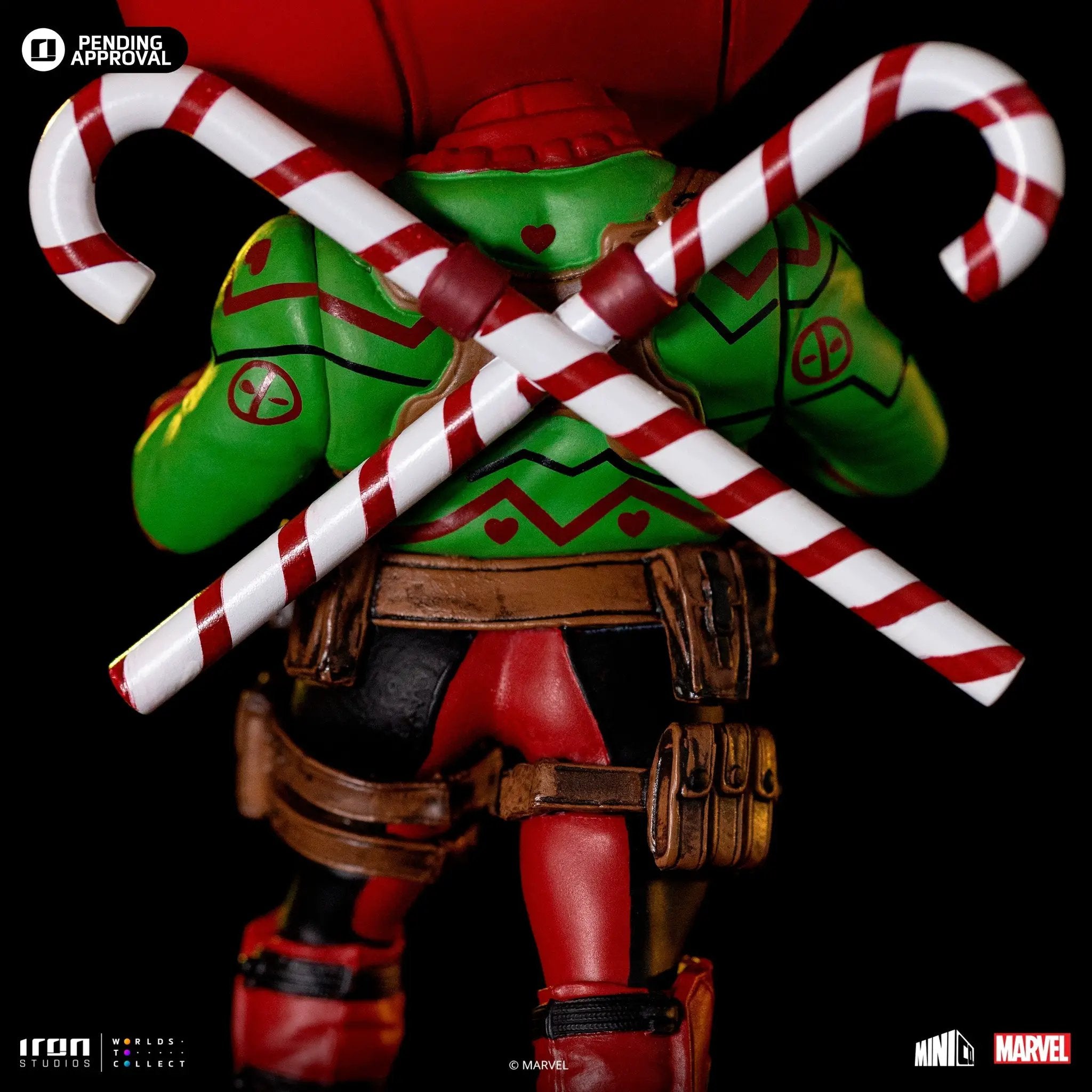Statue Deadpool (Holidays Version) - Marvel Comics - Minico - Iron Studios