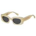 Marc Jacobs Oval Frame Sunglasses — Yellow