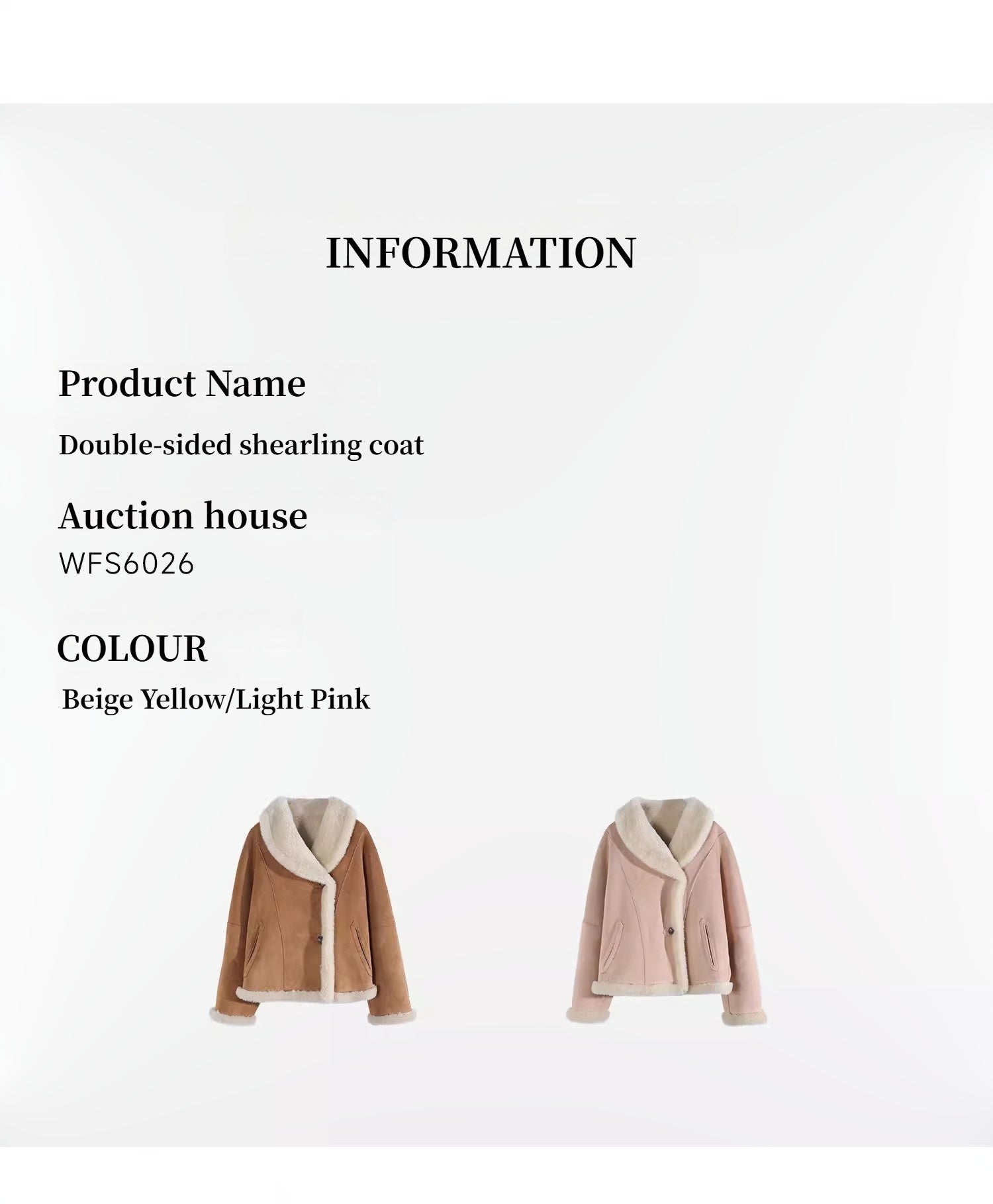 Bella Poetry Reversible Artificial Compound Leather Shearling Short Jacket