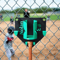Personalizado Multicolor 3D-Texto Impreso Baseball Home Plate Dugout Organizador Entrenamiento Diario Día de Juego Regalo para los amantes de los jugadores de béisbol