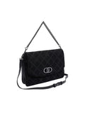 Bolso bandolera Liu Jo de poliuretano acolchado — Negro