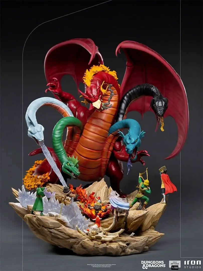 Statue Tiamat Battle Diorama - Dungeons and Dragons - Demi Art 1/20 - Iron Studios
