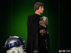 Luke Skywalker, R2-D2 and Grogu - Star Wars: The Mandalorian - Legacy Replica 1/4 - Iron Studios