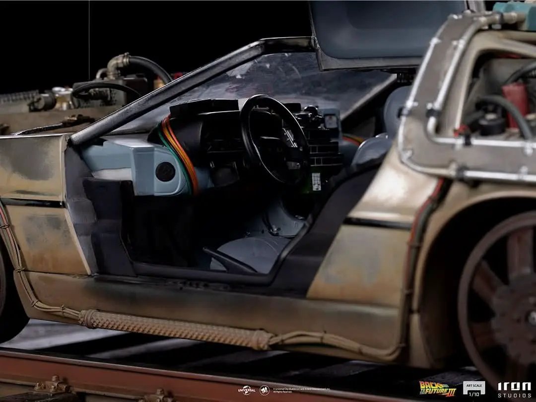 Statue Delorean - Back to the Future III - Art Scale 1/10 - Iron Studios