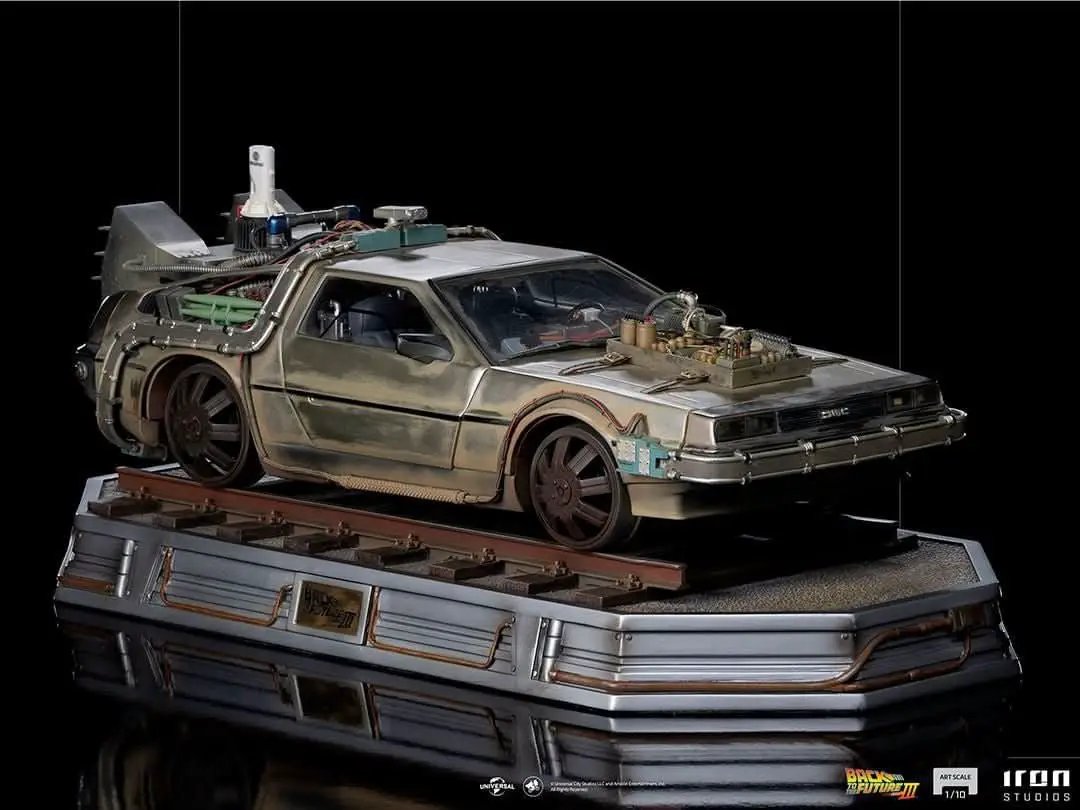 Statue Delorean - Back to the Future III - Art Scale 1/10 - Iron Studios