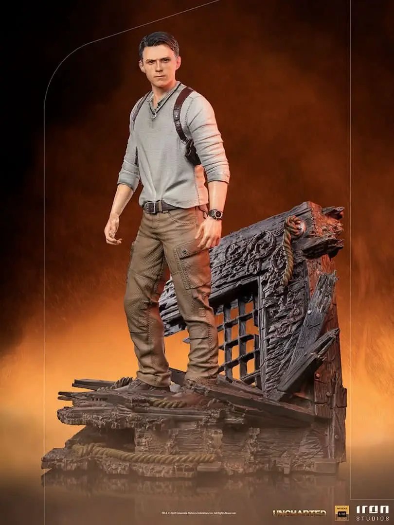 Statue Nathan Drake Deluxe - Uncharted (Movie) - Art Scale 1/10 - Iron Studios