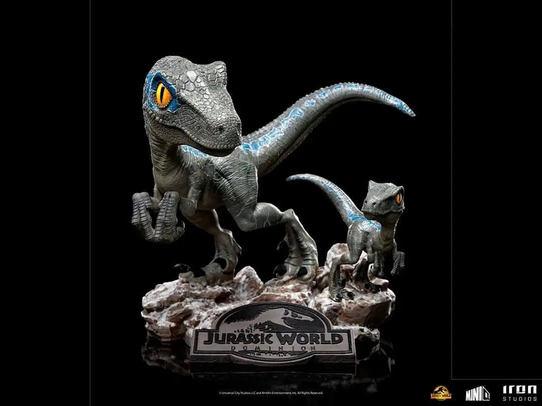 Statue Blue and Beta - Jurassic World: Dominion - Minico - Iron Studios