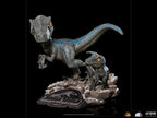 Statue Blue and Beta - Jurassic World: Dominion - Minico - Iron Studios