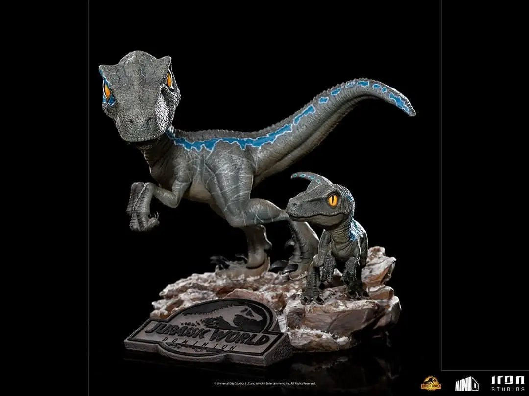 Statue Blue and Beta - Jurassic World: Dominion - Minico - Iron Studios
