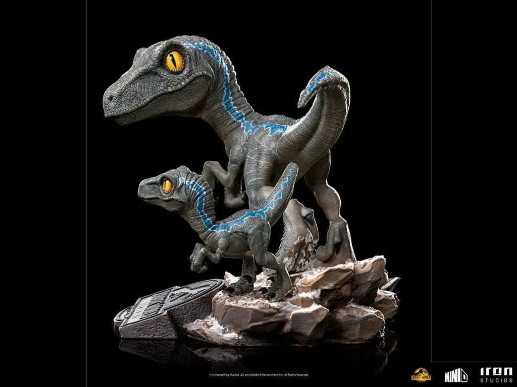 Statue Blue and Beta - Jurassic World: Dominion - Minico - Iron Studios