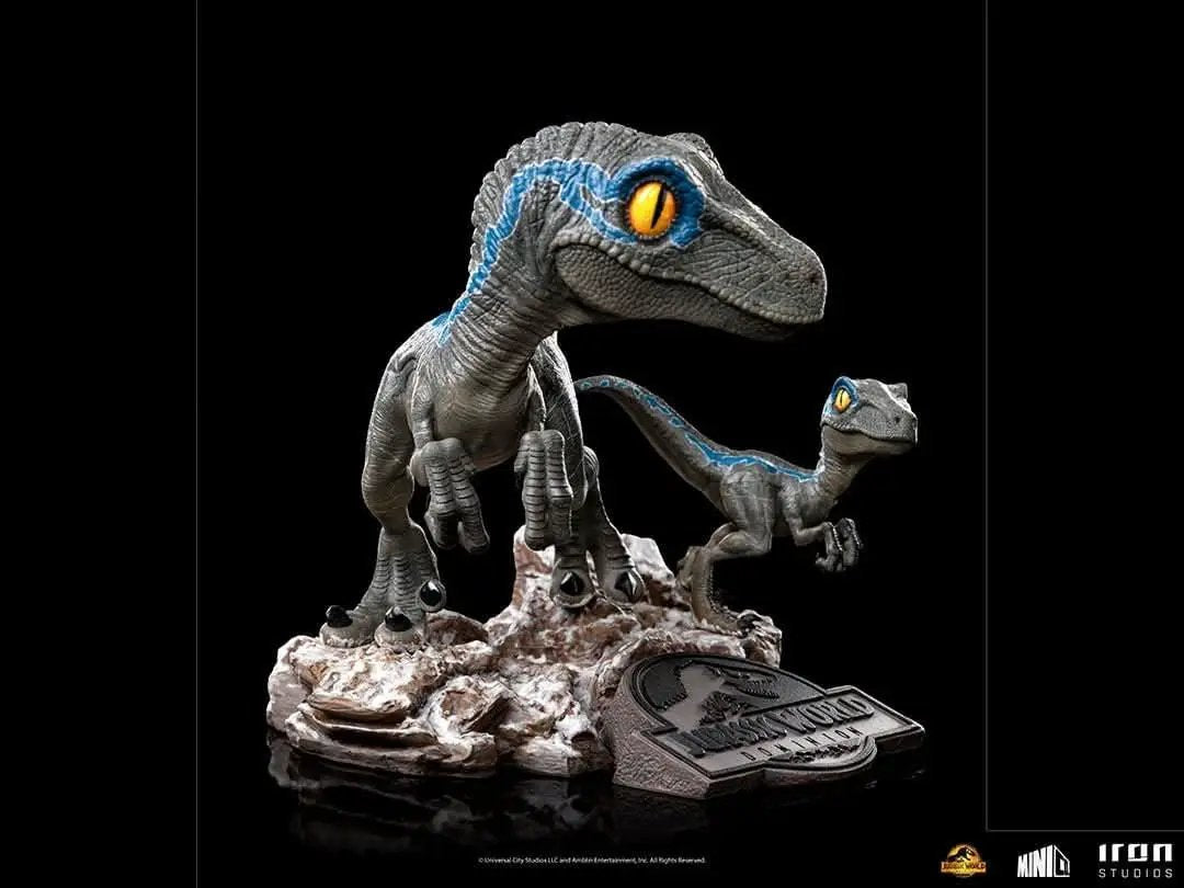Statue Blue and Beta - Jurassic World: Dominion - Minico - Iron Studios