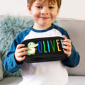 Estuche de lápices Oxford de doble capa con nombre y cremallera personalizado con diseño de animales del bosque en acuarela Regalo de vuelta al cole para niños Niñas