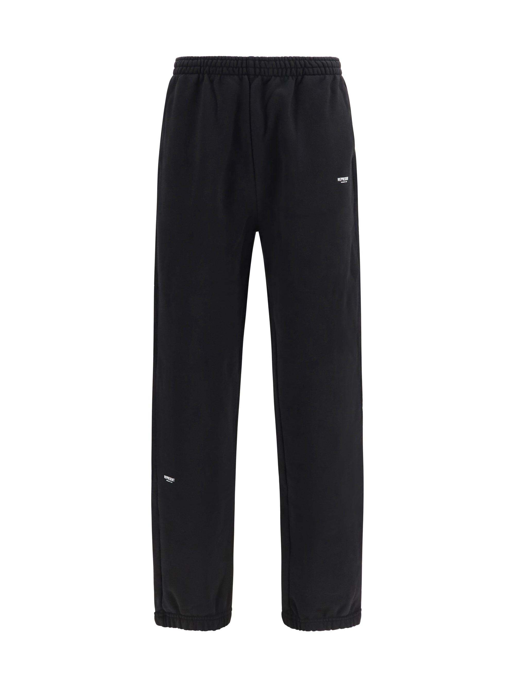 Represent Heavy Cotton Joggers — Black