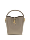Saint Laurent Bucket Bag — Beige