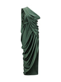 Vivienne Westwood Draped Asymmetric Dress — Green