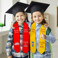 Gorro de Graduación Personalizado Fajín de Graduación Infantil de Dibujos Animados con Nombre y Nombre de la Escuela Regalo de Graduación para la Clase de 2025 Preescolar Jardín de Infancia