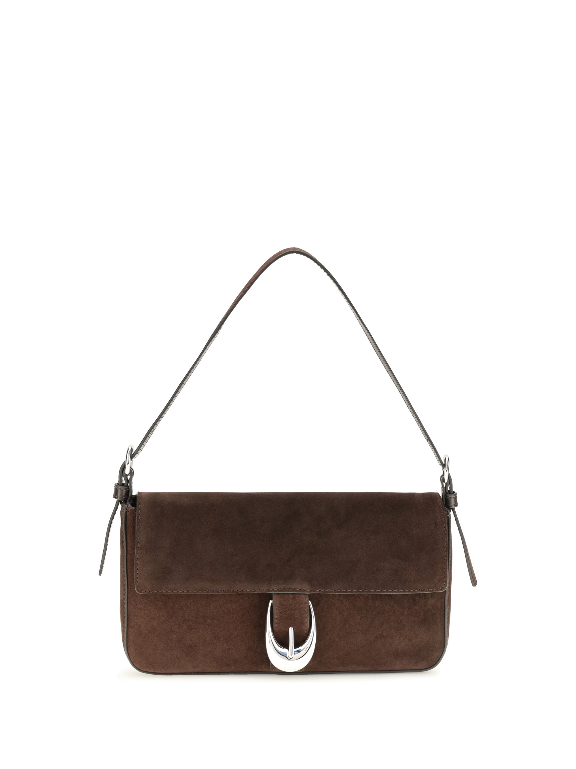 Staud Harlow Shoulder Bag — Brown