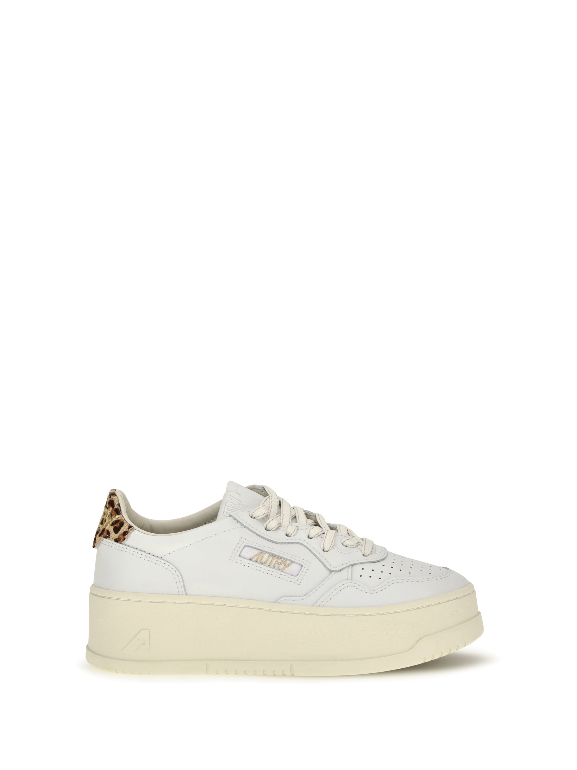 Autry Medalist Platform Sneaker — White