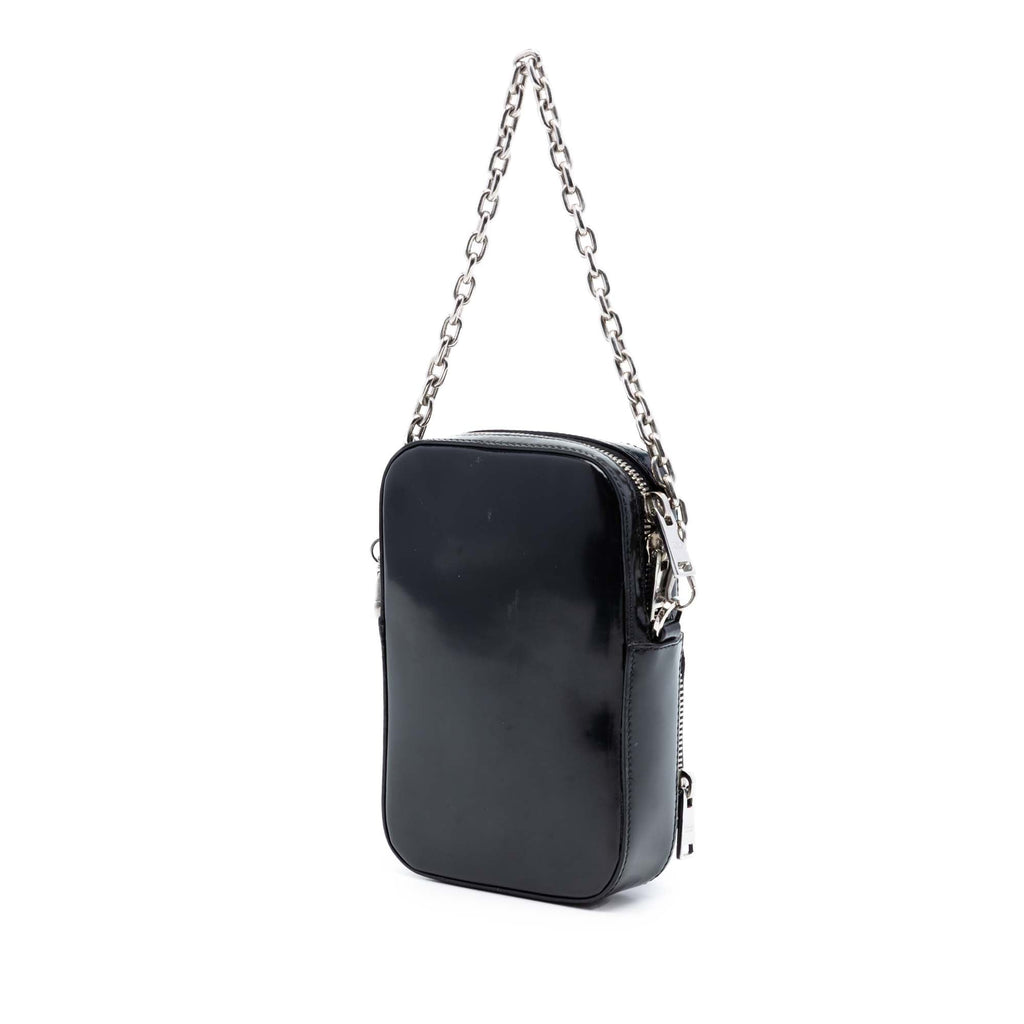 Mini Brushed Leather Phone Pouch