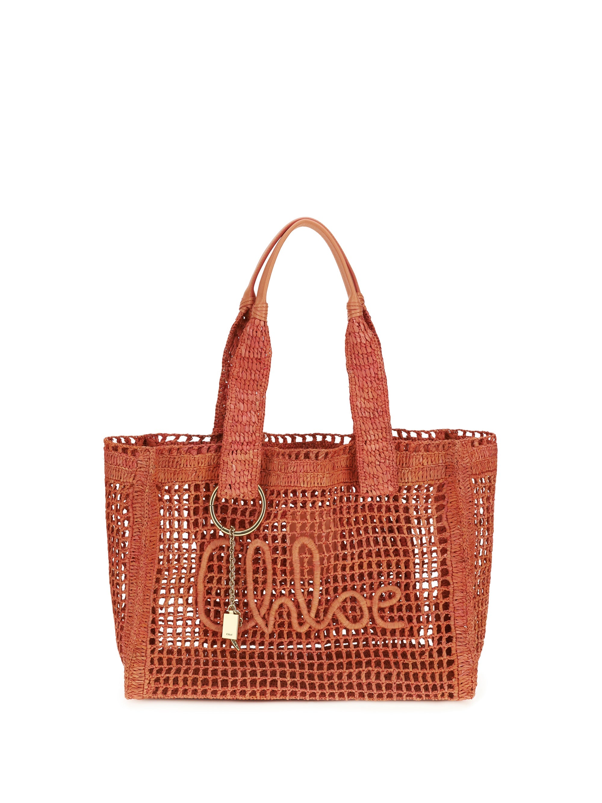 Chloé East-West Summer Banana Tote Bag — Orange
