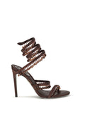 Rene Caovilla Chandelier Sandals — Burgundy