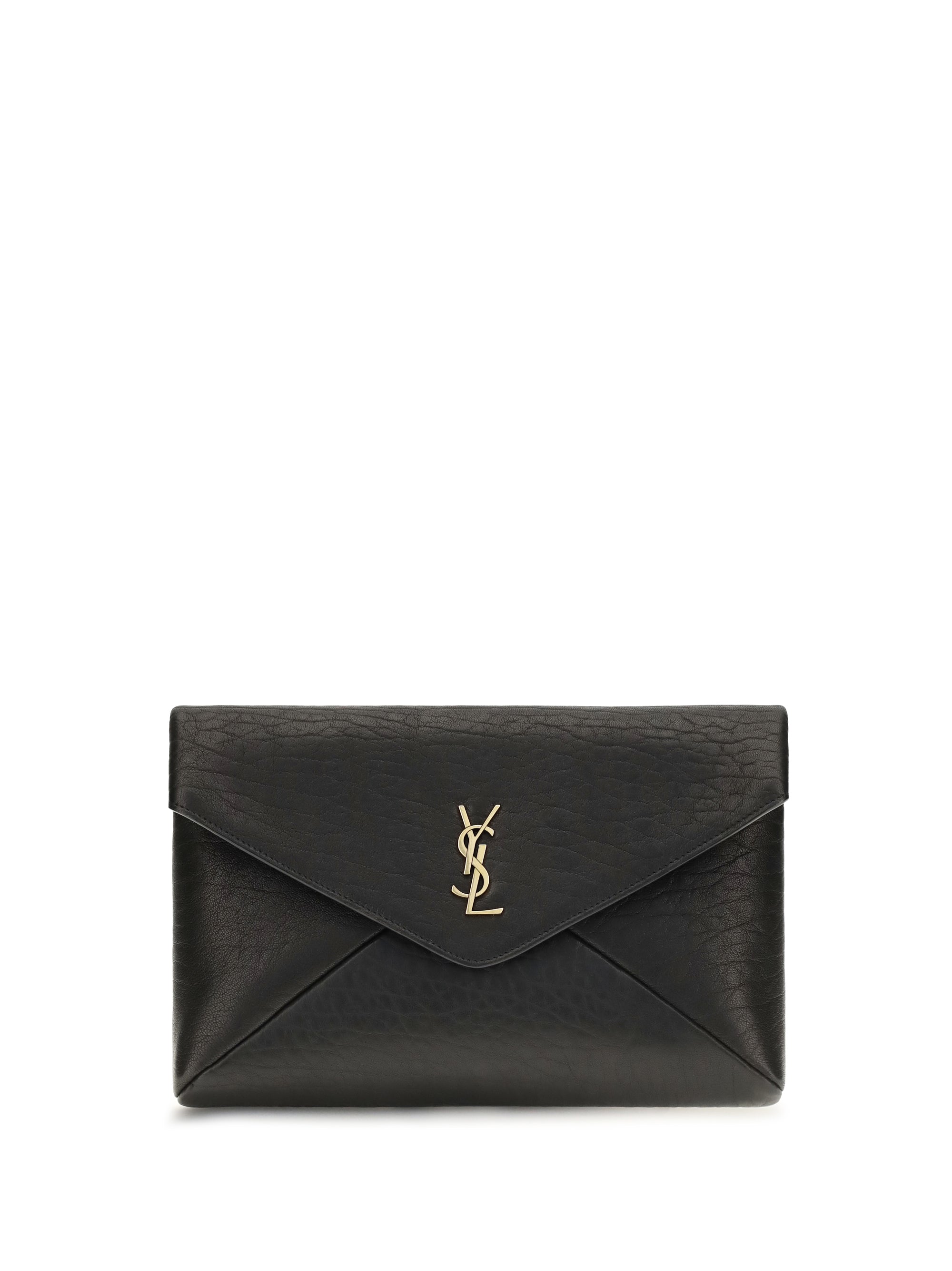 Saint Laurent Busta Pouch Wallet — Black