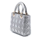 Small Metallic Lambskin Cannage My ABCDior Lady Dior