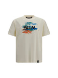 Palm Angels Palm Island Graphic T-Shirt — White