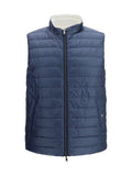 Herno Reversible Polyamide Down Gilet — Navy