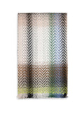 Missoni Checked Wool-Blend Scarf — Beige