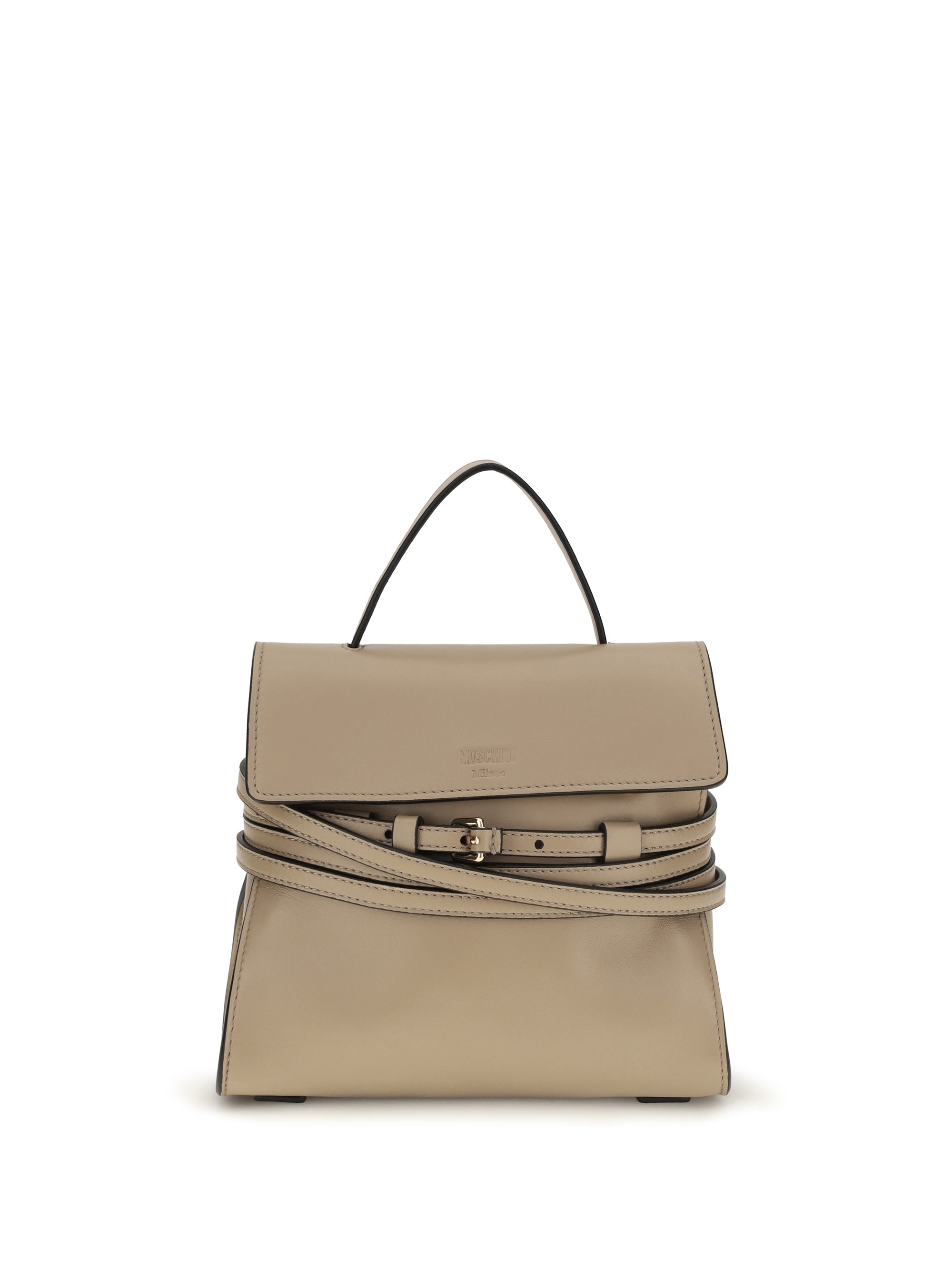 Bolso Moschino con asa superior - Beige