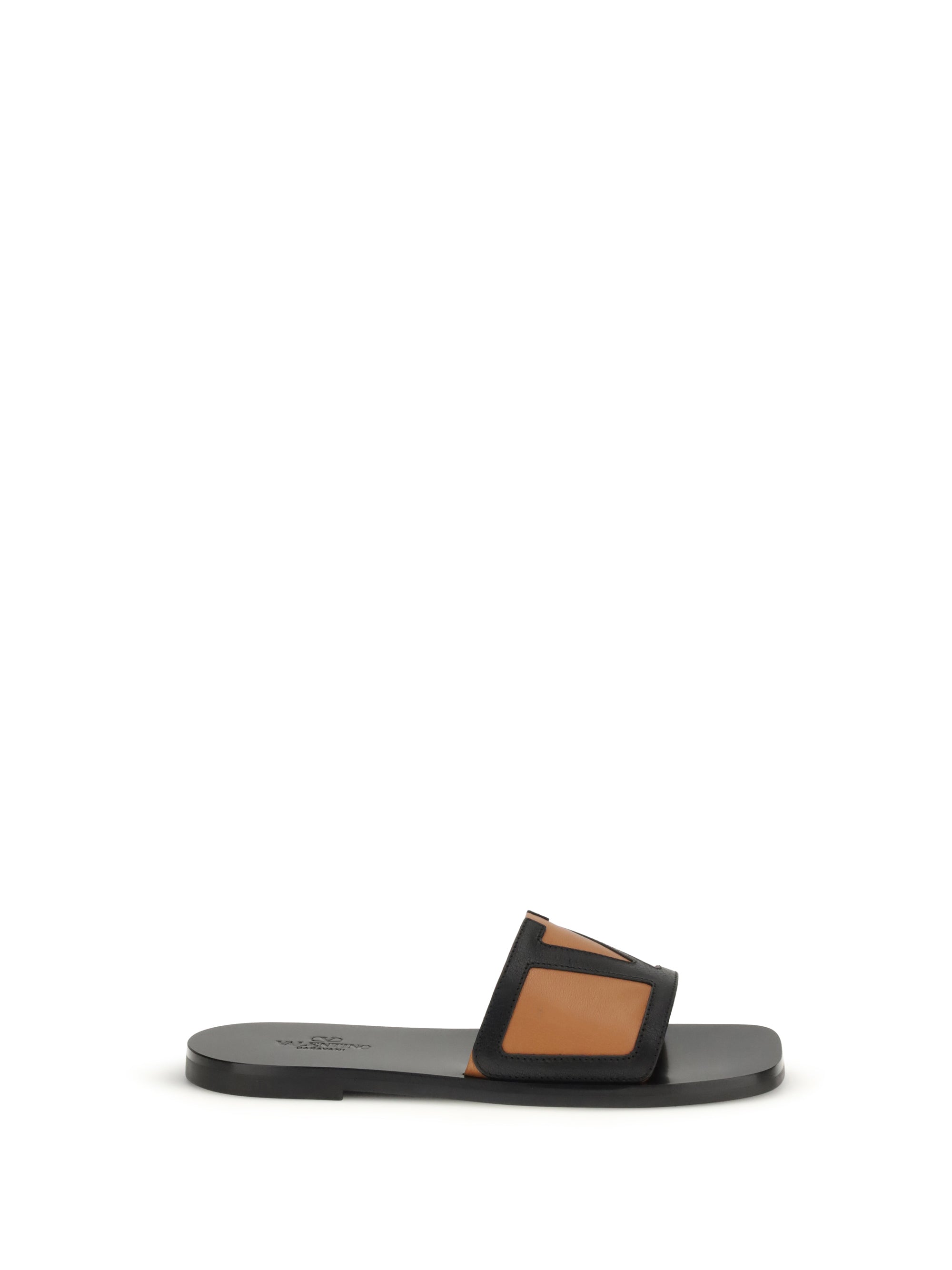 Valentino Garavani Viva Superstar Slide Sandal — Black
