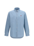 Maison Kitsuné Profile Fox Shirt — Blue