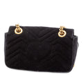 Small GG Marmont Matelasse Velvet Shoulder Bag